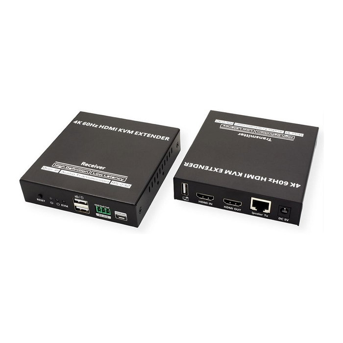 VALUE KVM Extensor por Cat6/6A HDMI 120 m Transmisor y Receptor Resolución 4K UHD 3840x2160 60 Hz Ref. 14.99.3044