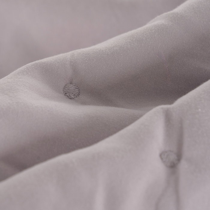 Colcha Gris Poliester Dormitorio 230 X 280 cm