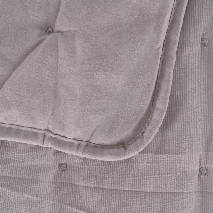 Colcha Gris Poliester Dormitorio 230 X 280 cm