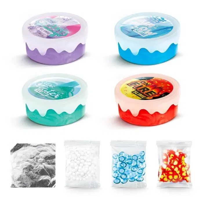 Canal Toys SO SLIME DIY Multipack Xtra Sensation Con 4 slimes sensacionales y adornos SSC 308 Canal Toys SO SLIME DIY Multipack Xtra Sensation Con 4 slimes sensacionales y adornos SSC 308