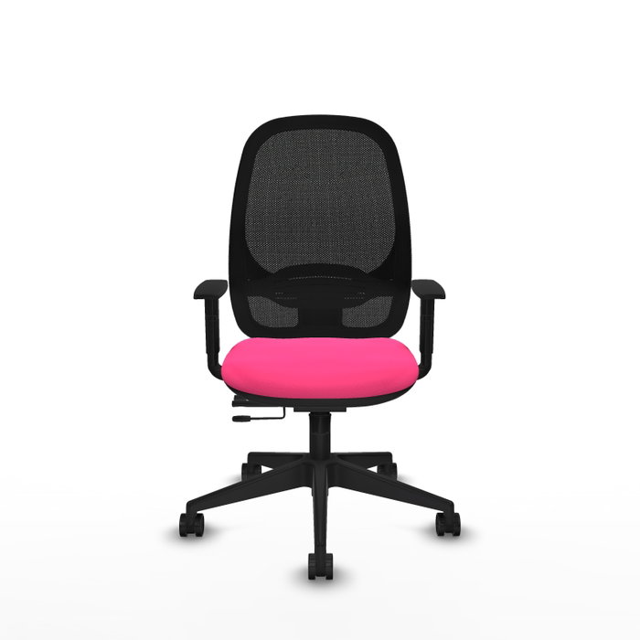 PIQUERAS Y CRESPO Silla de oficina Cilanco Rosa y Negro PIQUERAS Y CRESPO Silla de oficina Cilanco Rosa y Negro