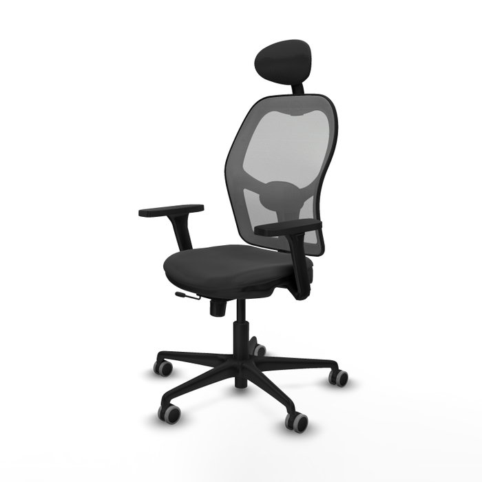 PIQUERAS Y CRESPO Silla de oficina Jorquera con mecanismo Sincro/Traslack Gris