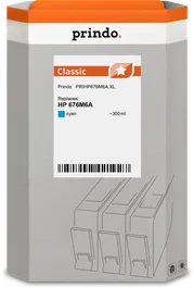 Prindo Classic XL Cartucho de tinta Cian Compatible HP 738 300ml