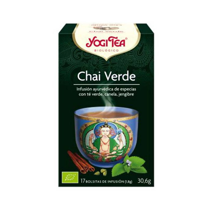 YOGI TEA Infusión Chai Verde 17 bolsitas YOGI TEA Infusión Chai Verde 17 bolsitas