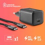 NGS Cargador GaN 65W para Acer con Cable USB-C de 1,5m y 4 Conectores
