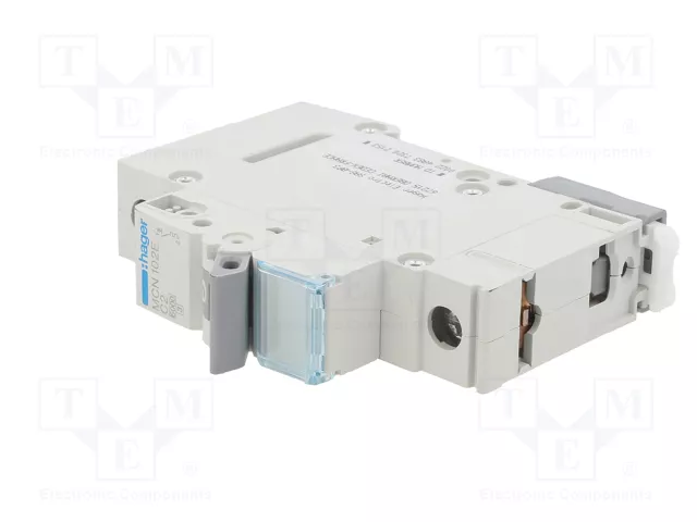 HAGER MCN102E Interruptor Magnetotérmico 2A 1 Polo 6kA