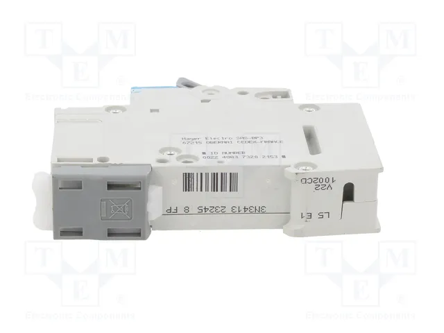 HAGER MCN102E Interruptor Magnetotérmico 2A 1 Polo 6kA