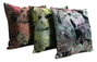 DKD Home Decor Cojín de Poliéster con Diseño de Hojas, Surtido de 3 Colores