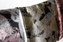 DKD Home Decor Cojín de Poliéster con Diseño de Hojas, Surtido de 3 Colores