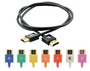 Kramer Cable HDMI Flexible Alta Velocidad Ultra Plano Negro 0,9m