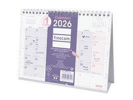 Calendari (2026) Catalan Finocam Sobretaula Triangular Chic Mensual Per Escriure S 210X150 Morat