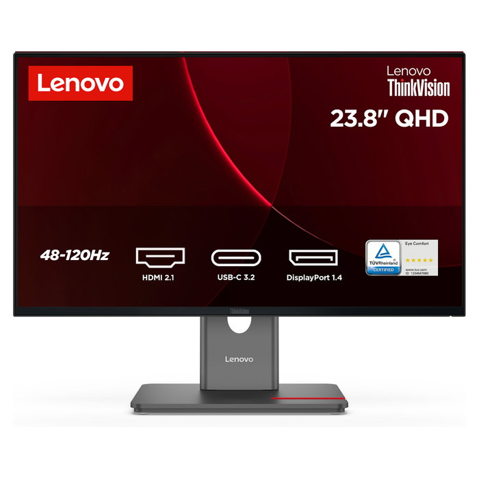 Lenovo ThinkVision P24q-40 Quad HD IPS 23,8 pulgadas Negro