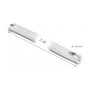 DeLOCK Manga trenzada con cierre de cremallera resistente al calor 1 m x 50 mm blanco