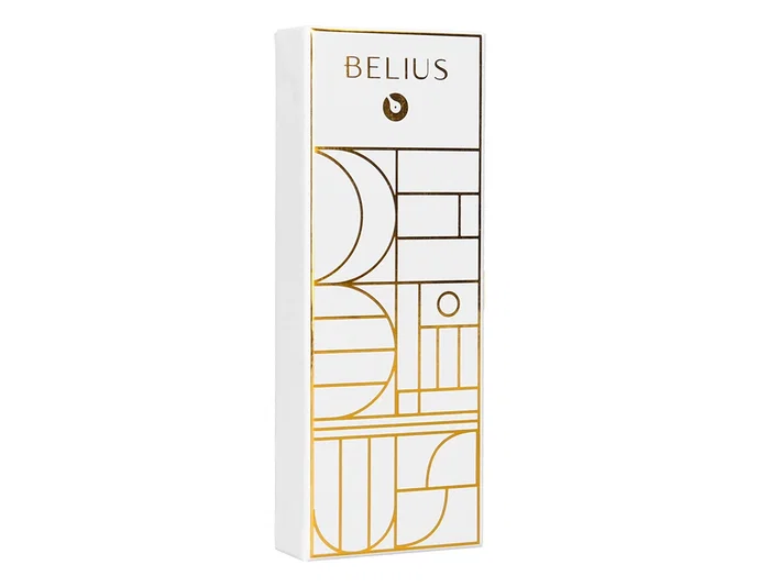 Belius Roller Carte Blanche Blanco y Dorado Tinta Negra Caja de Diseño Belius Roller Carte Blanche Blanco y Dorado Tinta Negra Caja de Diseño