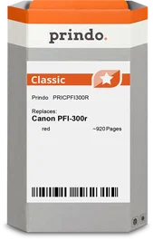 Prindo Cartucho de tinta Rojo PRICPFI300R Classic