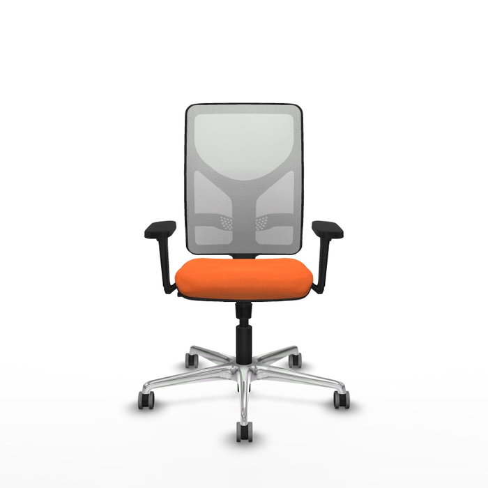 PIQUERAS Y CRESPO Silla de oficina Motilla Naranja y Blanco PIQUERAS Y CRESPO Silla de oficina Motilla Naranja y Blanco