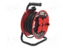 KEL Prolongador de alimentación H05RR-F 3G1,5mm2 20m negro