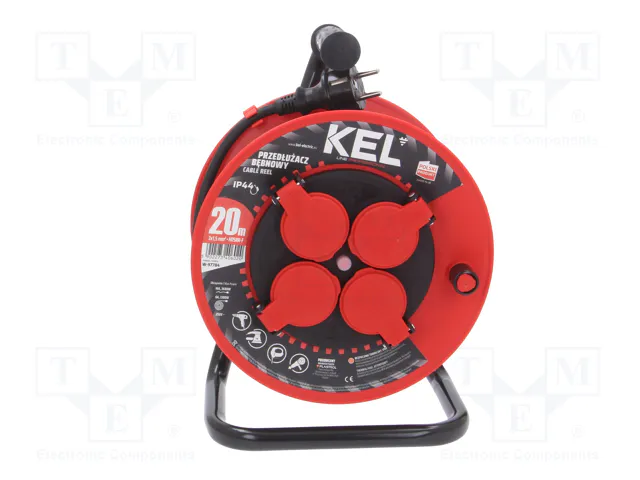 KEL Prolongador de alimentación H05RR-F 3G1,5mm2 20m negro KEL Prolongador de alimentación H05RR-F 3G1,5mm2 20m negro