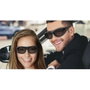 WEDO Gafas de sol para conductores con estuche, negro