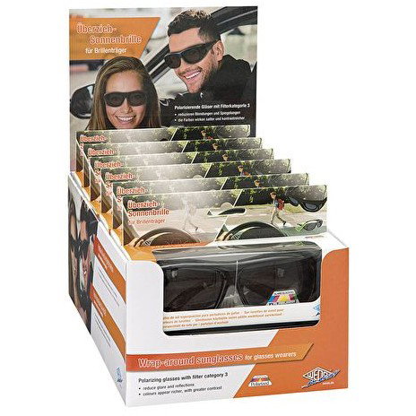 WEDO Gafas de sol para conductores con estuche, negro WEDO Gafas de sol para conductores con estuche, negro