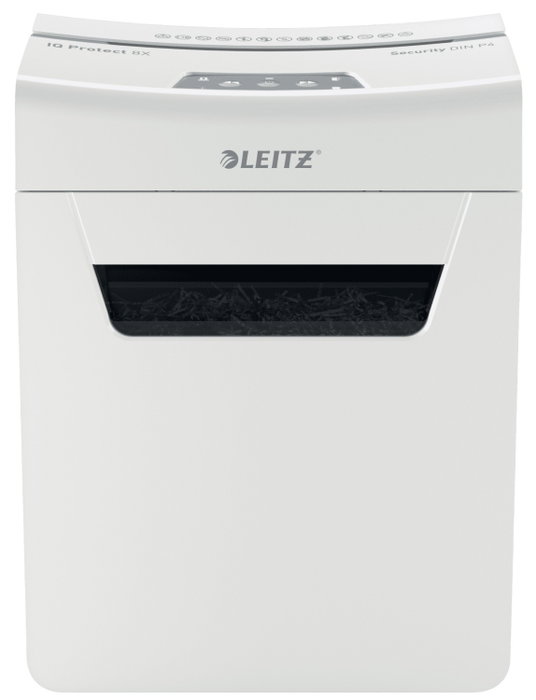 LEITZ Protect 8X Destructora de Documentos con Corte de Partículas, Blanco