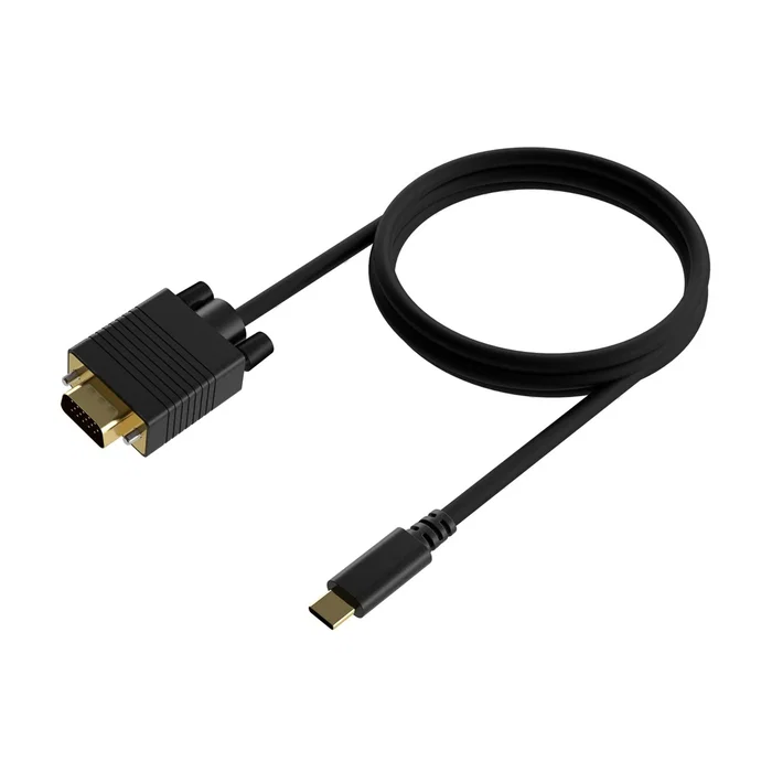 AISENS Cable Conversor USB-C a VGA 0,8m Negro AISENS Cable Conversor USB-C a VGA 0,8m Negro
