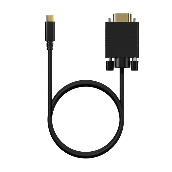 AISENS Cable Conversor USB-C a VGA 0,8m Negro AISENS Cable Conversor USB-C a VGA 0,8m Negro