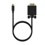 AISENS Cable Conversor USB-C a VGA 0,8m Negro