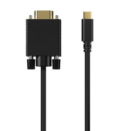 Aisens Cable Conversor USB-C a VGA, Negro, 0,8m