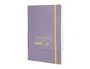 Antartik Cuaderno A5 Tapa Blanda Hojas Cuadriculadas Morado y Amarillo 80 Hojas 80gr FSC