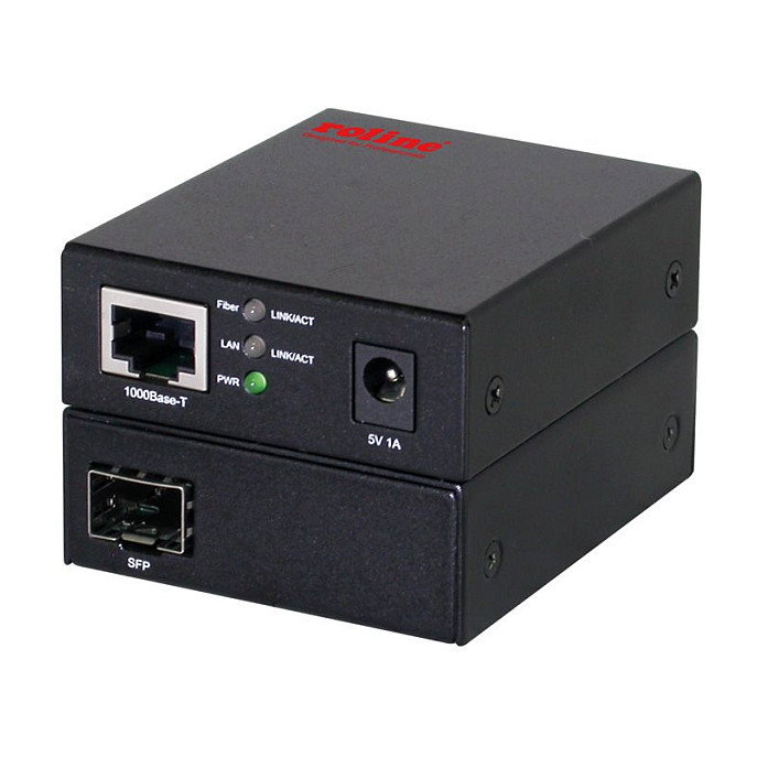 ROLINE Conversor de medios 10/100/1000Base-T a Dual-speed Fiber Media Converter ROLINE Conversor de medios 10/100/1000Base-T a Dual-speed Fiber Media Converter