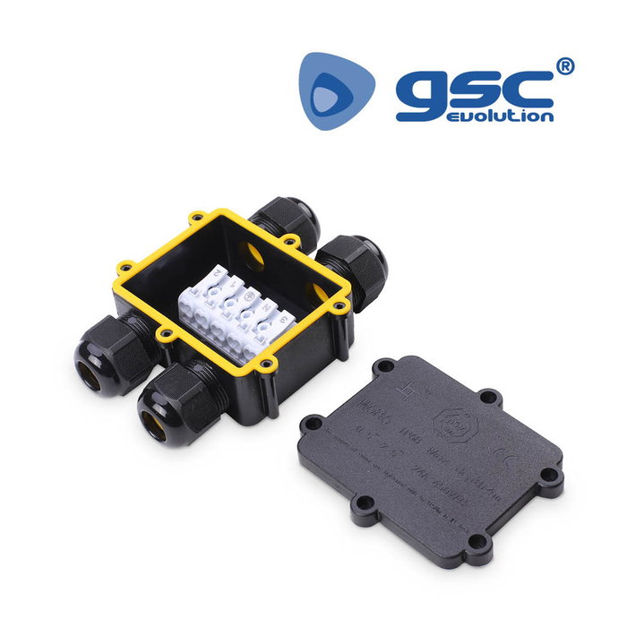 GSC Evolution Caja de conexión estanca H con regleta IP68 GSC Evolution Caja de conexión estanca H con regleta IP68