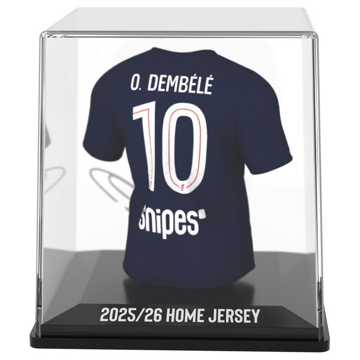 FANCOLLEX Figura Mini Camiseta Ousmane Dembélé PSG - Figura de colección de vinilo 9.5cm