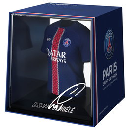 FANCOLLEX Figura Mini Camiseta Ousmane Dembélé PSG - Figura de colección de vinilo 9.5cm