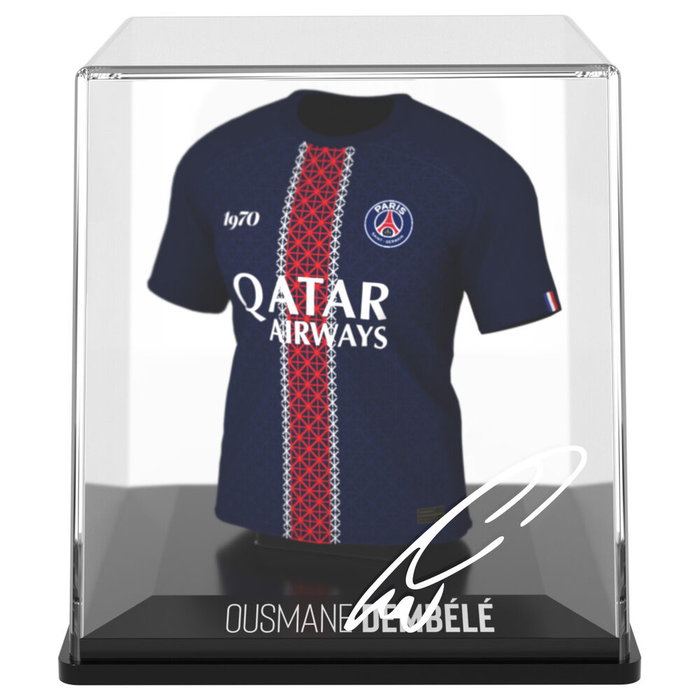 FANCOLLEX Figura Mini Camiseta Ousmane Dembélé PSG - Figura de colección de vinilo 9.5cm