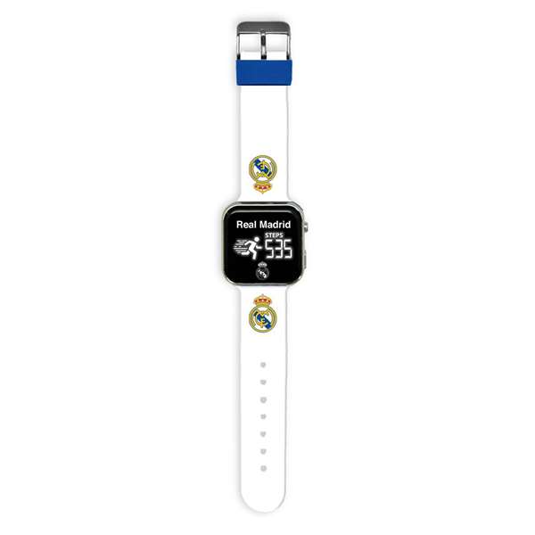 Kids Euroswan Reloj LED multifunción Real Madrid con podómetro y cronómetro Kids Euroswan Reloj LED multifunción Real Madrid con podómetro y cronómetro