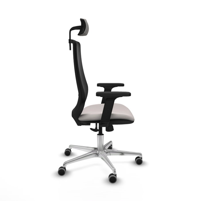 PIQUERAS Y CRESPO Silla de oficina Mardos con mecanismo Sincro, Blanco y Negro PIQUERAS Y CRESPO Silla de oficina Mardos con mecanismo Sincro, Blanco y Negro