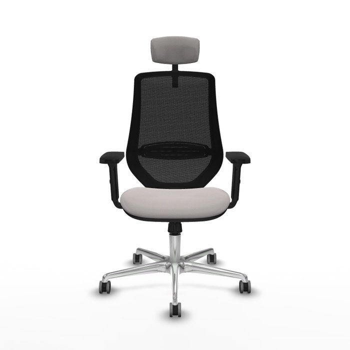 PIQUERAS Y CRESPO Silla de oficina Mardos con mecanismo Sincro, Blanco y Negro PIQUERAS Y CRESPO Silla de oficina Mardos con mecanismo Sincro, Blanco y Negro