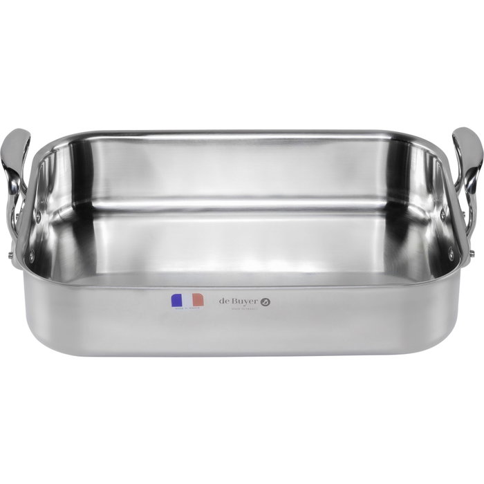 De Buyer Affinity Casserole de Acero Inoxidable 35x25 cm De Buyer Affinity Casserole de Acero Inoxidable 35x25 cm