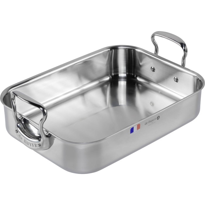 De Buyer Affinity Casserole de Acero Inoxidable 35x25 cm De Buyer Affinity Casserole de Acero Inoxidable 35x25 cm