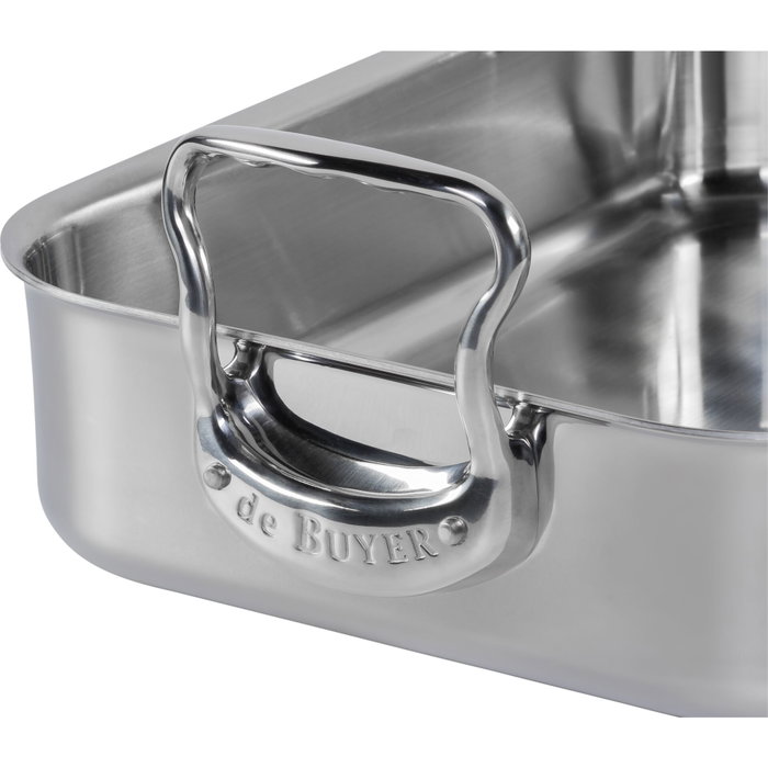 De Buyer Affinity Casserole de Acero Inoxidable 35x25 cm De Buyer Affinity Casserole de Acero Inoxidable 35x25 cm