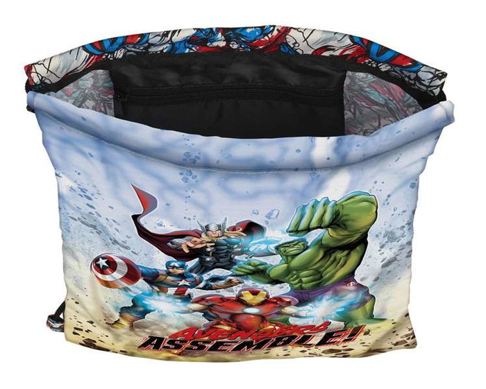 Bolsa Mochila con Cuerdas The Avengers Forever Multicolor 26 x 34 x 1 cm