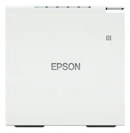 Epson TM-M30III - Impresora de recibos térmica inalámbrica, 203 x 203 DPI, color blanco, con conexión USB + Ethernet y compatibilidad con Windows, Mac, Android e iOS