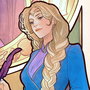 Critical Role Litografia Matthew Mercer: 10th Anniversary Art Nouveau Illustrations 46 x 28 cm- sin marco
