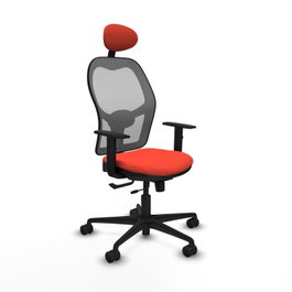 PIQUERAS Y CRESPO Silla Jorquera Sincro/Traslack Naranja oscuro/Gris