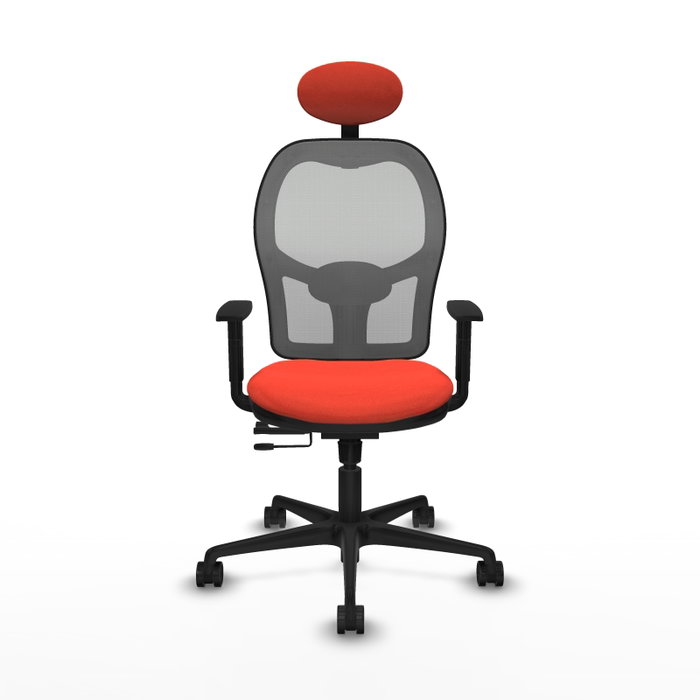 PIQUERAS Y CRESPO Silla Jorquera Sincro/Traslack Naranja oscuro/Gris