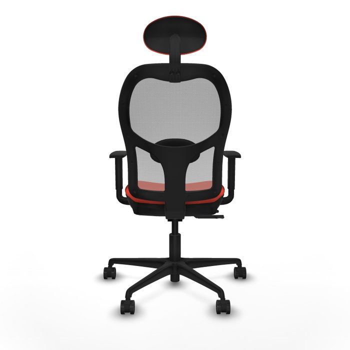 PIQUERAS Y CRESPO Silla Jorquera Sincro/Traslack Naranja oscuro/Gris
