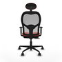 PIQUERAS Y CRESPO Silla Jorquera Sincro/Traslack Naranja oscuro/Gris