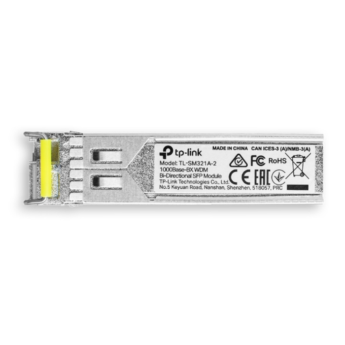 TP-Link TL-SM321A-2 Módulo SFP Transceptor Fibra Óptica Bidireccional 2 km Monomodo 1.25 Gbps LC TP-Link TL-SM321A-2 Módulo SFP Transceptor Fibra Óptica Bidireccional 2 km Monomodo 1.25 Gbps LC