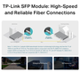 TP-Link TL-SM321A-2 Módulo SFP Transceptor Fibra Óptica Bidireccional 2 km Monomodo 1.25 Gbps LC